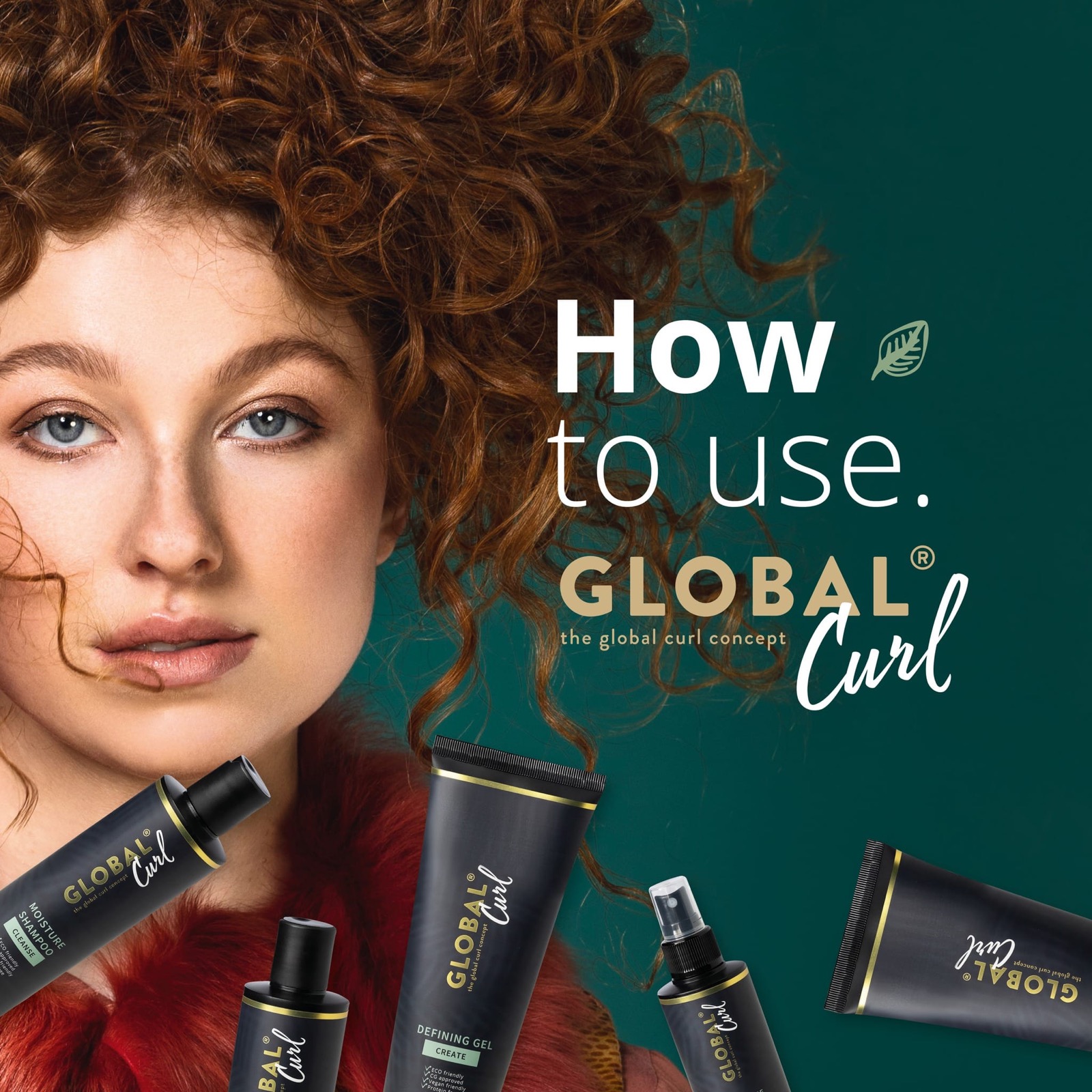 Global Curl-verzorgingslijn voor krullen, verkrijgbaar bij Studio 23